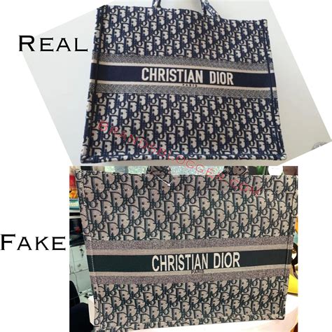 christian dior book tote fake vs real|christian dior book tote.